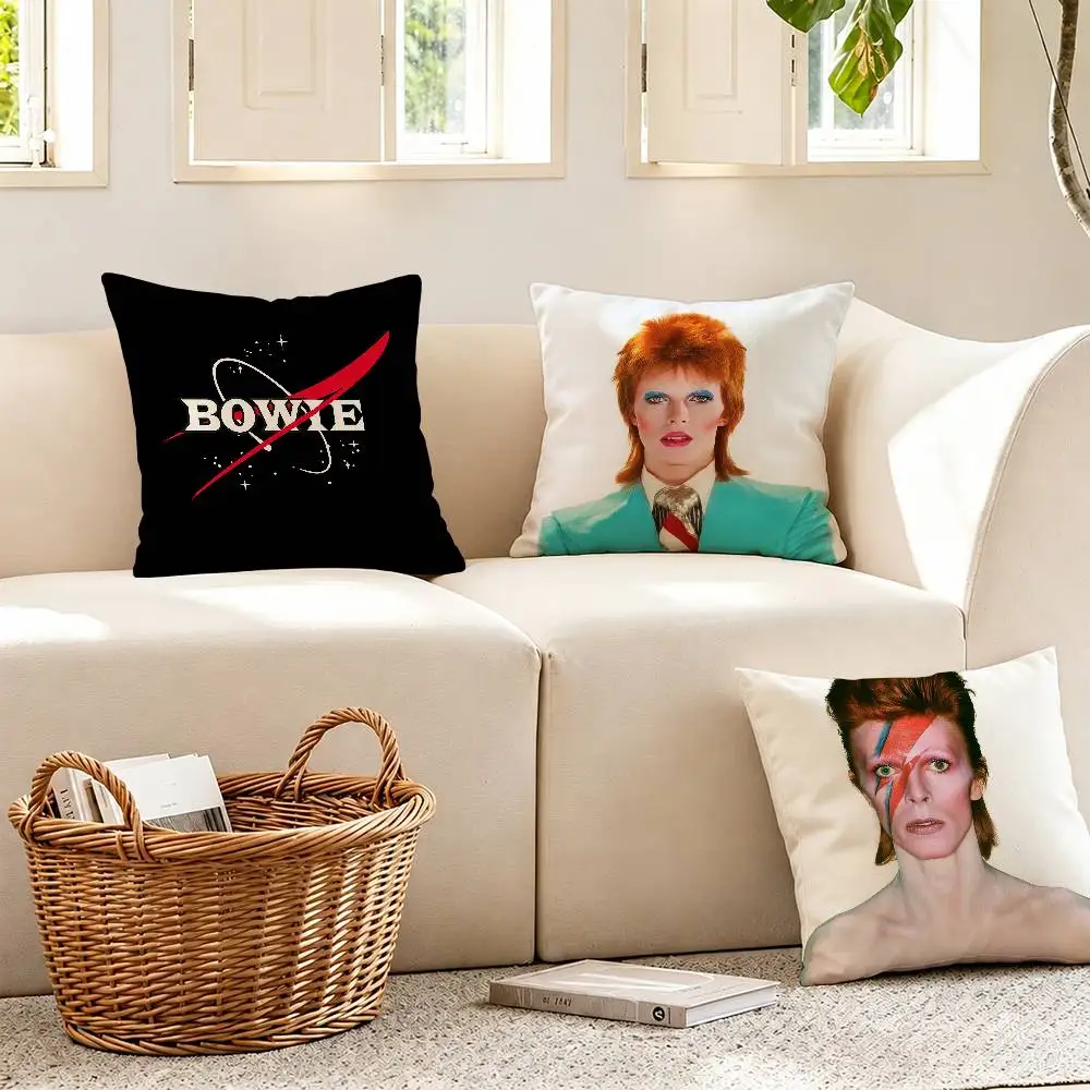 D-David Singer B- Bowies Pillow Case Cushion Cover Throw Pillow Case For Car Sofa