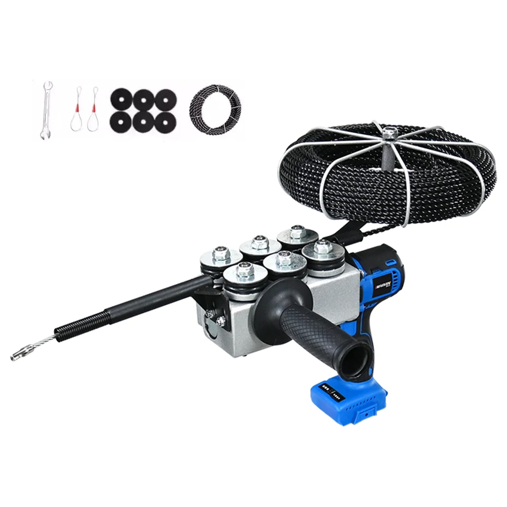 NIEUWE Automatische Pull Wire Bespanmachine Elektricien Muur Bedrading Machine Multifunctionele Bespanmachine