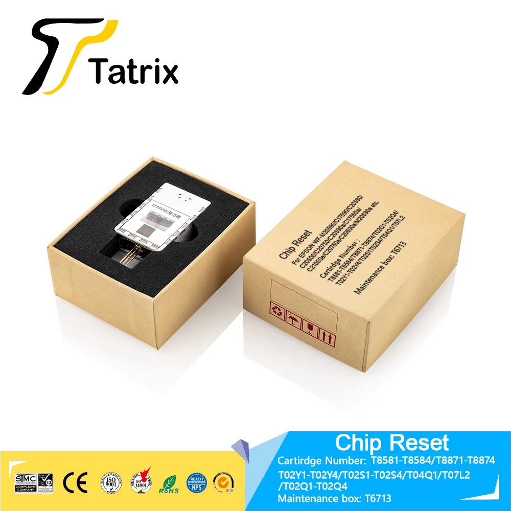 For Epson Ink Cartridge Chip Resetter For T02Y1-T02Y4/T02S1-T02S4/T04Q1/T07L2 /T02Q1-T02Q4 T8871-T8874 T8581-T8584 T6713