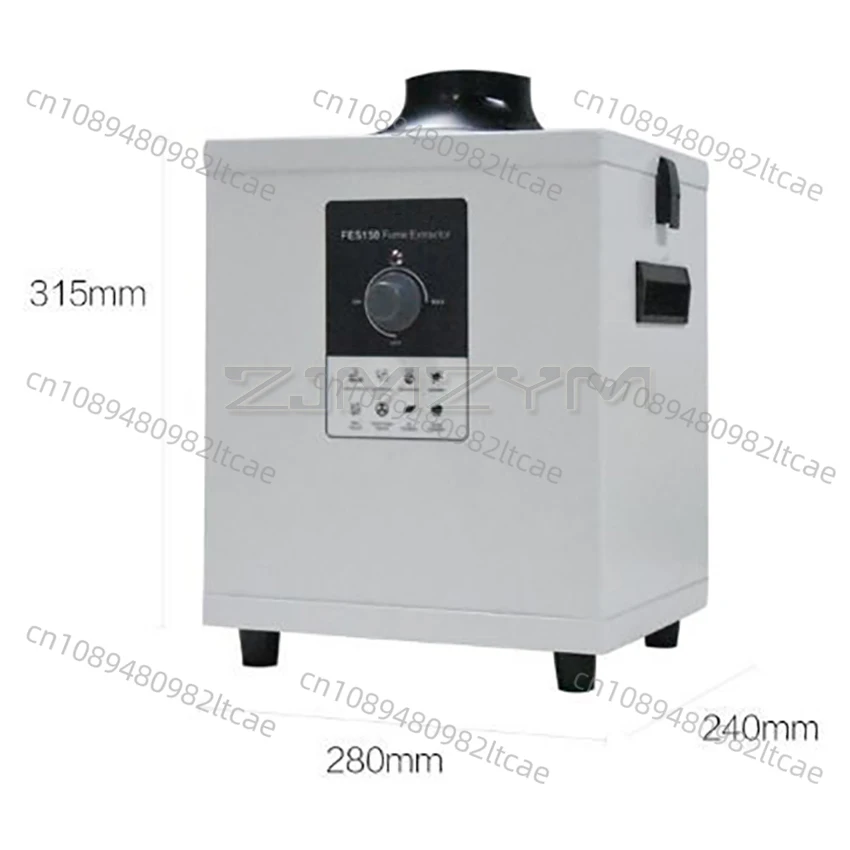 Laser Fume Extractor FES150 Soldering Smoke Absorber Purifier HEPA for Nail Salon DTF Shaker Laser Engraving 110V/220V