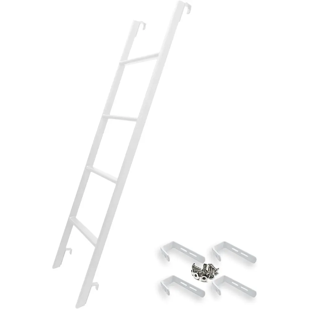 

Лестница для двухъярусной кровати RV, цельная стальная, 50/55/60/66/72 дюйма, с гибкими и регулируемыми крючками, безопасная и нескользящая.