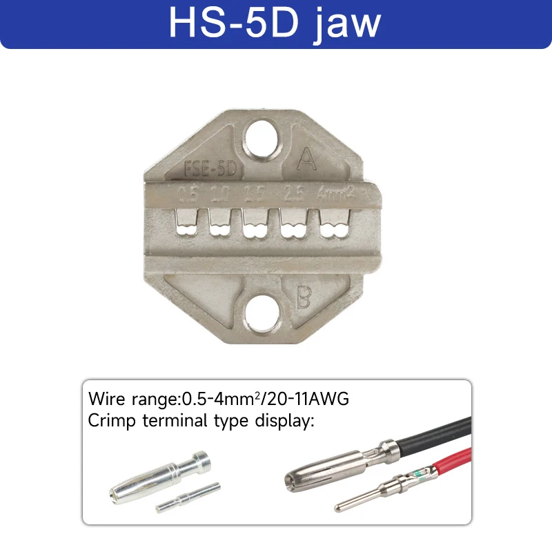 1 Stück HS Crimpzange für 230mm Zangen, Feder- und Crimpkappen-Anschlüsse HS-03BC/2546B/103/101 Hochhärte-Zangenwerkzeug