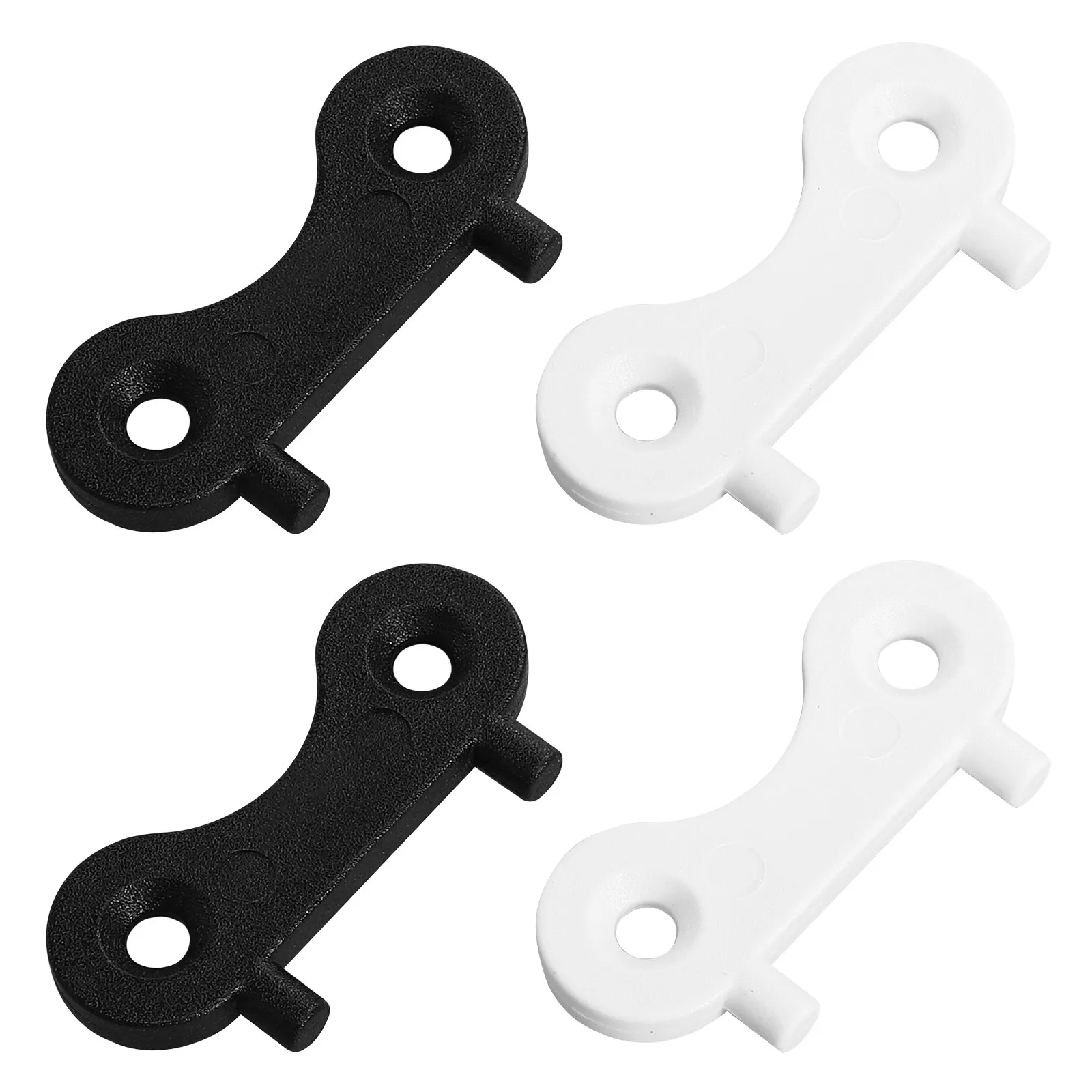4Pcs Oil Tank Cap Keys Switch Smooth Sturdy Plastic Gas Water Fuel Tank Deck Wrench Set for Yachts Ships Marine Boat Replacement