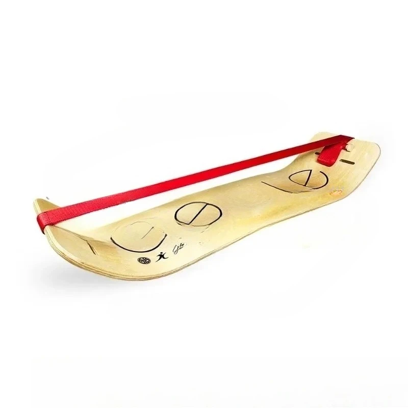 Yoga Balance Board Walking Flat Belt Pulling Fitness Practice Weaving Simulated Surfing Skiing Training Board