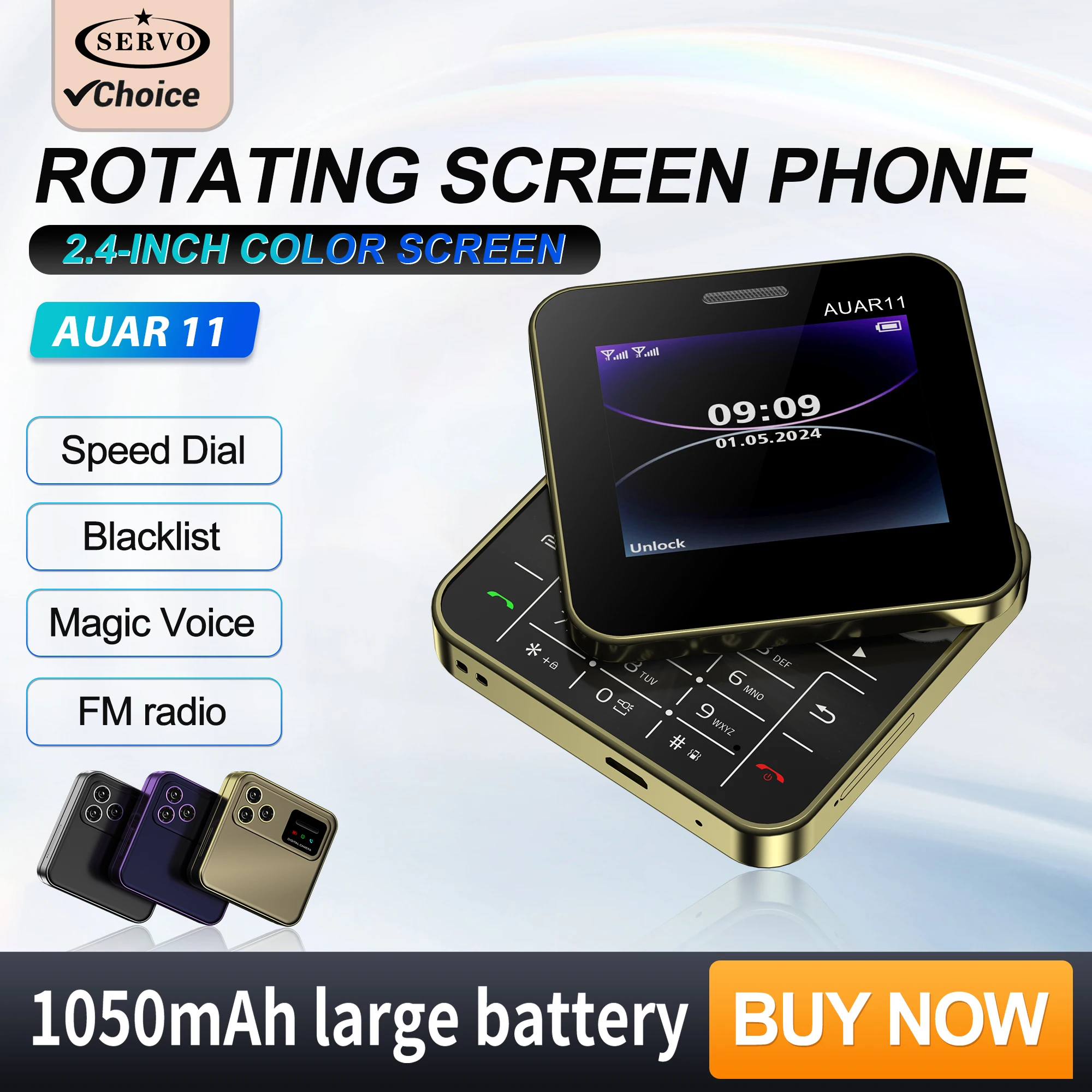 Prix bas SERVO AUAR11 2G GSM téléphone portable rotatif double SIM cadran de vitesse torche vocale magique écran coulissant petit téléphone portable Radio FM Prix bas SERVO AUAR11 2G GSM téléphone portable rotatif double SIM cadran de vitesse torche vocale magique écran coulissant petit téléphone portable Radio FM