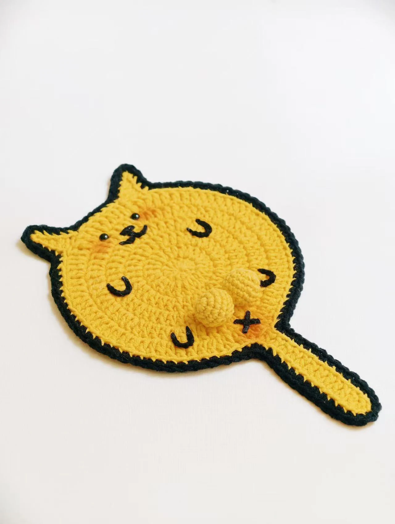  Themed Coaster DIY Crochet Material Kit Animal Doll Time Killer Gift Hook Needle Fabric Water Cup Mat Making Kit