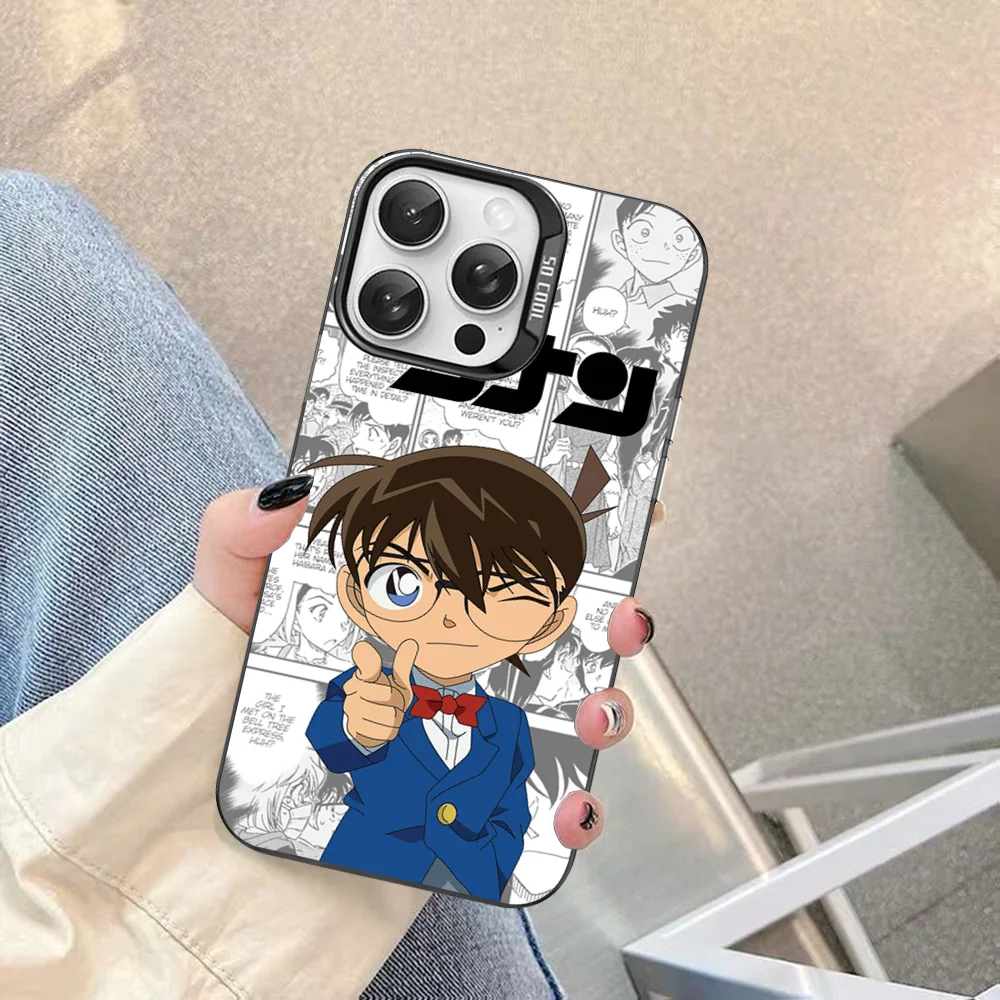 Bilibili Detective Conan Phone Case For iPhone 16 15 14 13 12 11 Pro Max X XR XSMAX Matte Shockproof Back Cover