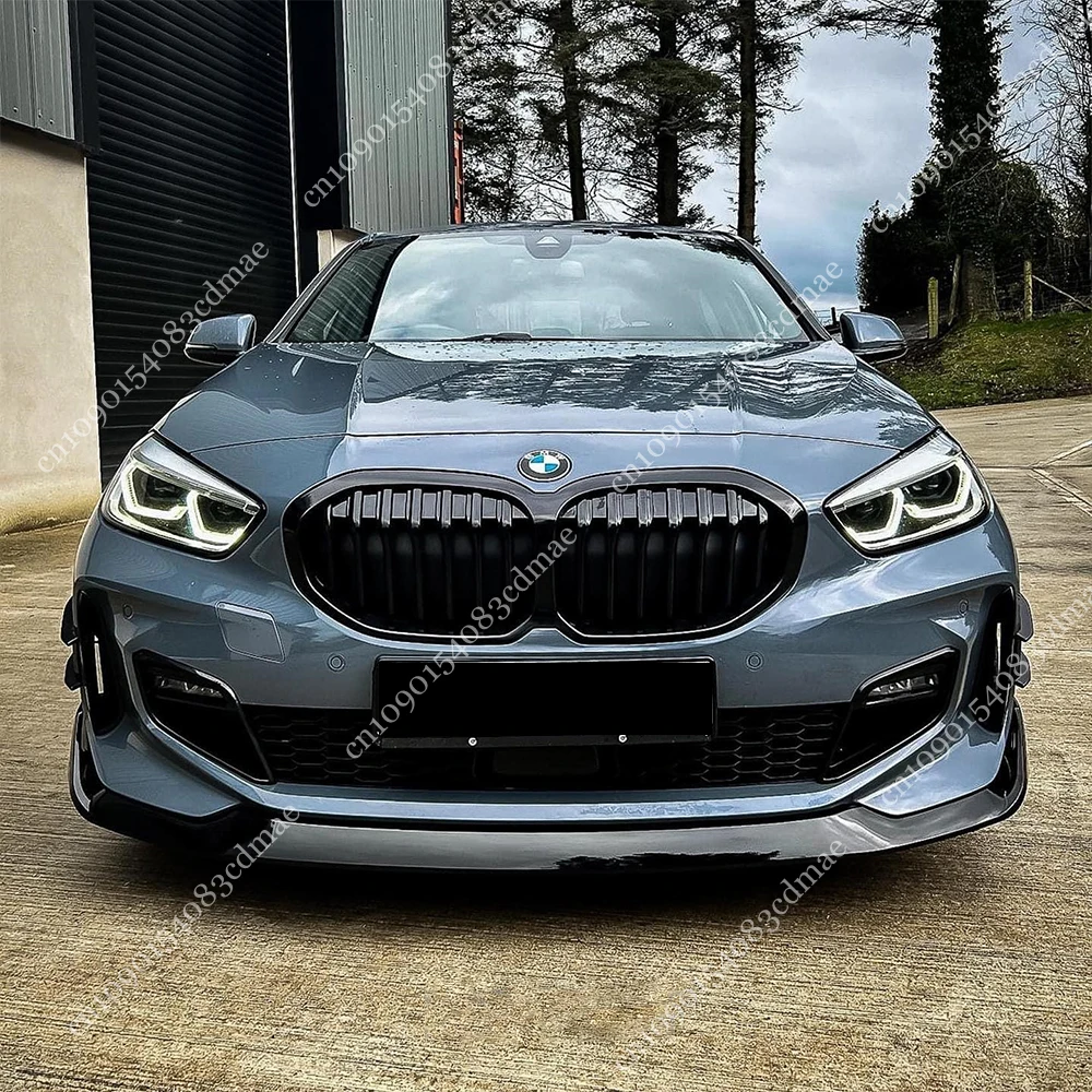 MP Style Front Bumper Splitter Lip For BMW 1 Series F40 118i 120d 128ti M Sport Hatchback 2020-2023 Diffuser Spoiler Body Kit