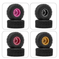 Esilun 1.0 Wheels Deep Dish Rims Negative Offset 7mm Wheelsfor Axial SCX24 Gladiator Bronco C10 JLU DB RC Crawler Car Upgrades