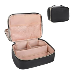 XNEBB005 Travel Makeup Bag Cosmetic Bag, Makeup Brush Holder Organizer with Dividers