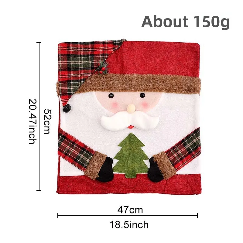 

Interesting Christmas decorations with hats, chair covers, stool covers, new doll chair covers, home decor