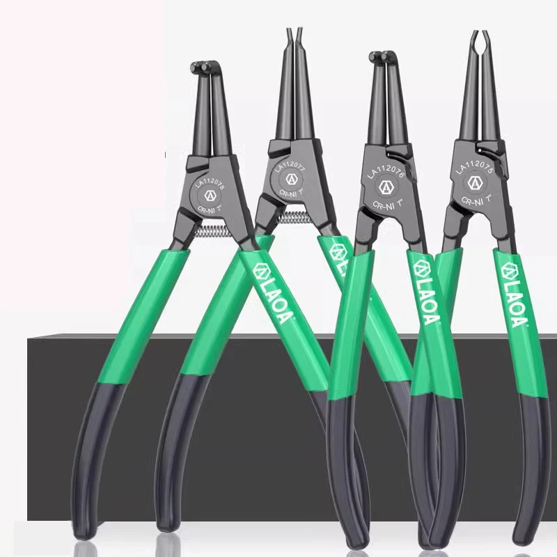 

1pcs LAOA 7 Inch Internal External Pliers Retaining Clips Portable Multifunctional Snap Ring Circlip Pliers For Hand Tool