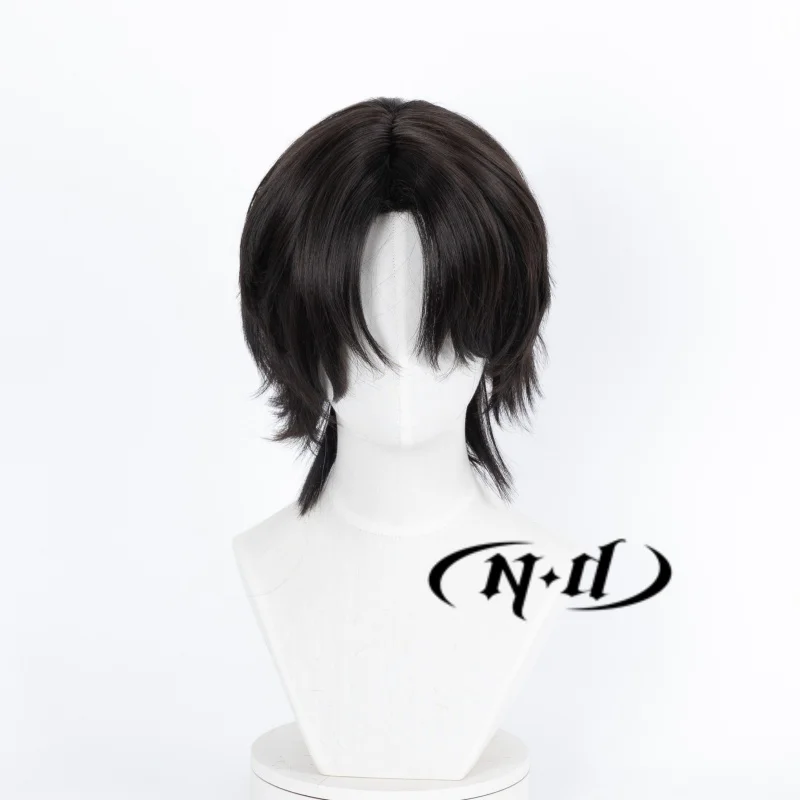 ND Zhu Yaoxing 코스프레 가발 Touqi Guaitan 코스프레 검은 머리 가발 코믹 콘 Coser 의상 테마 게임 파티 내열성