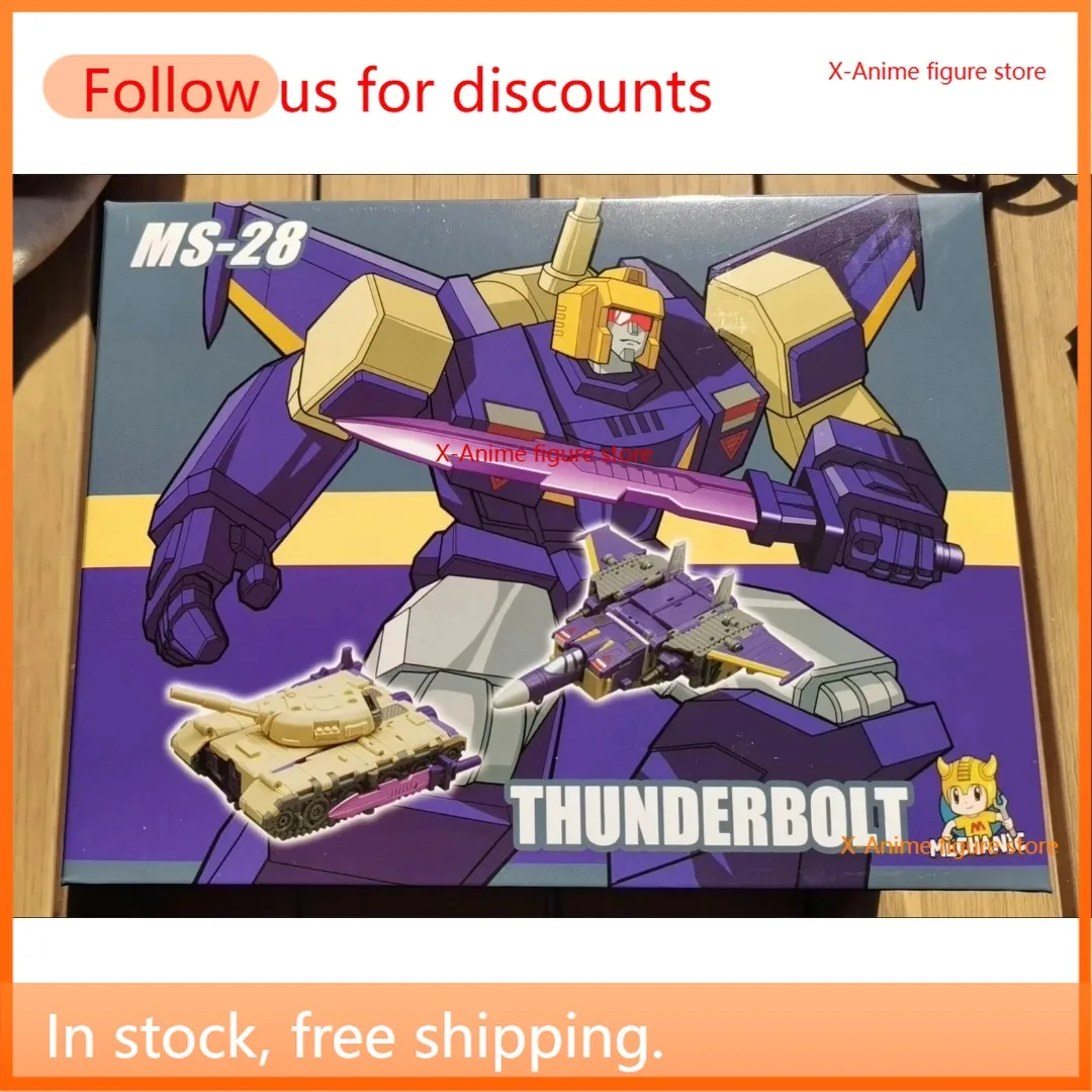 MFT MS28 Transformation Toy MS-28 Thunderbolt Three Changes Warrior Blitzwing Switch  Mechanic Small Scale Action Figure Gift