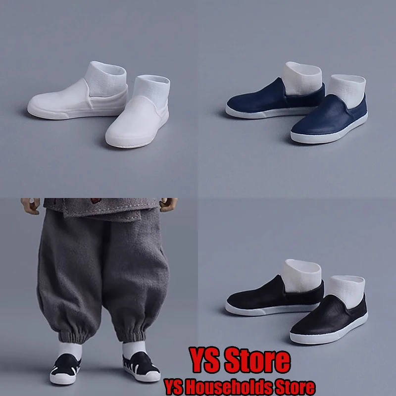 

1/12 Man Figure Retro BeiJing Kung Fu Cloth Shoes Flat Bottom Sport Sneakers Toys Accessory For 6" Romankey Notaman Body Decors