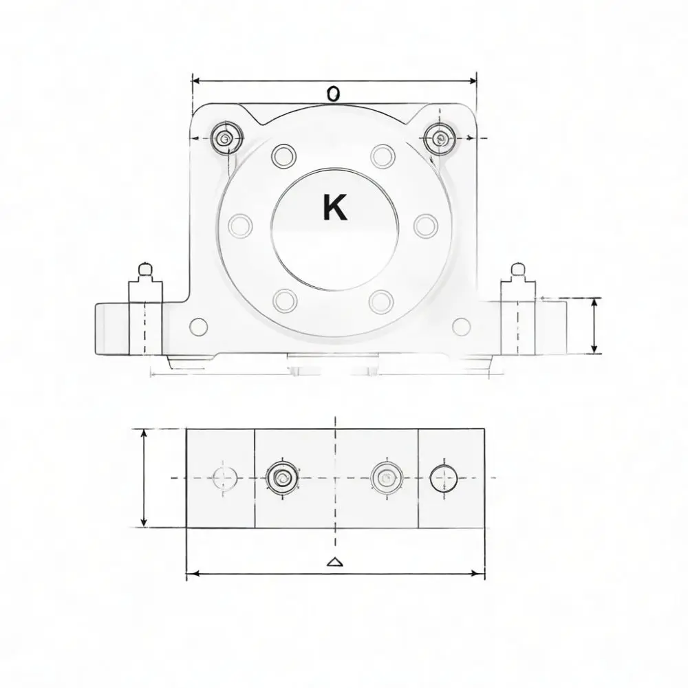 Heavy Duty Pneumatic Turbine GT K Series Air Operated Piston Vibration Tool Industrial Silo Discharge
