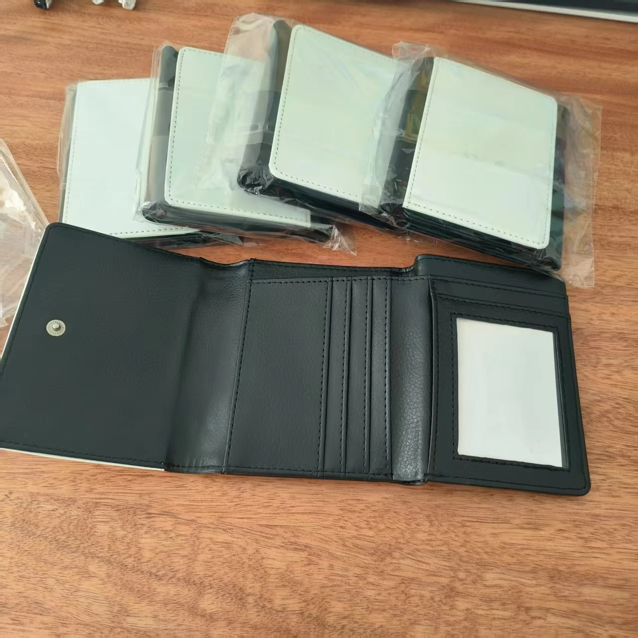 

5 шт./лот, пустой сублимационный кожаный кошелек для горячей печати, кожаный кошелек, пустые расходные материалы «сделай сам»