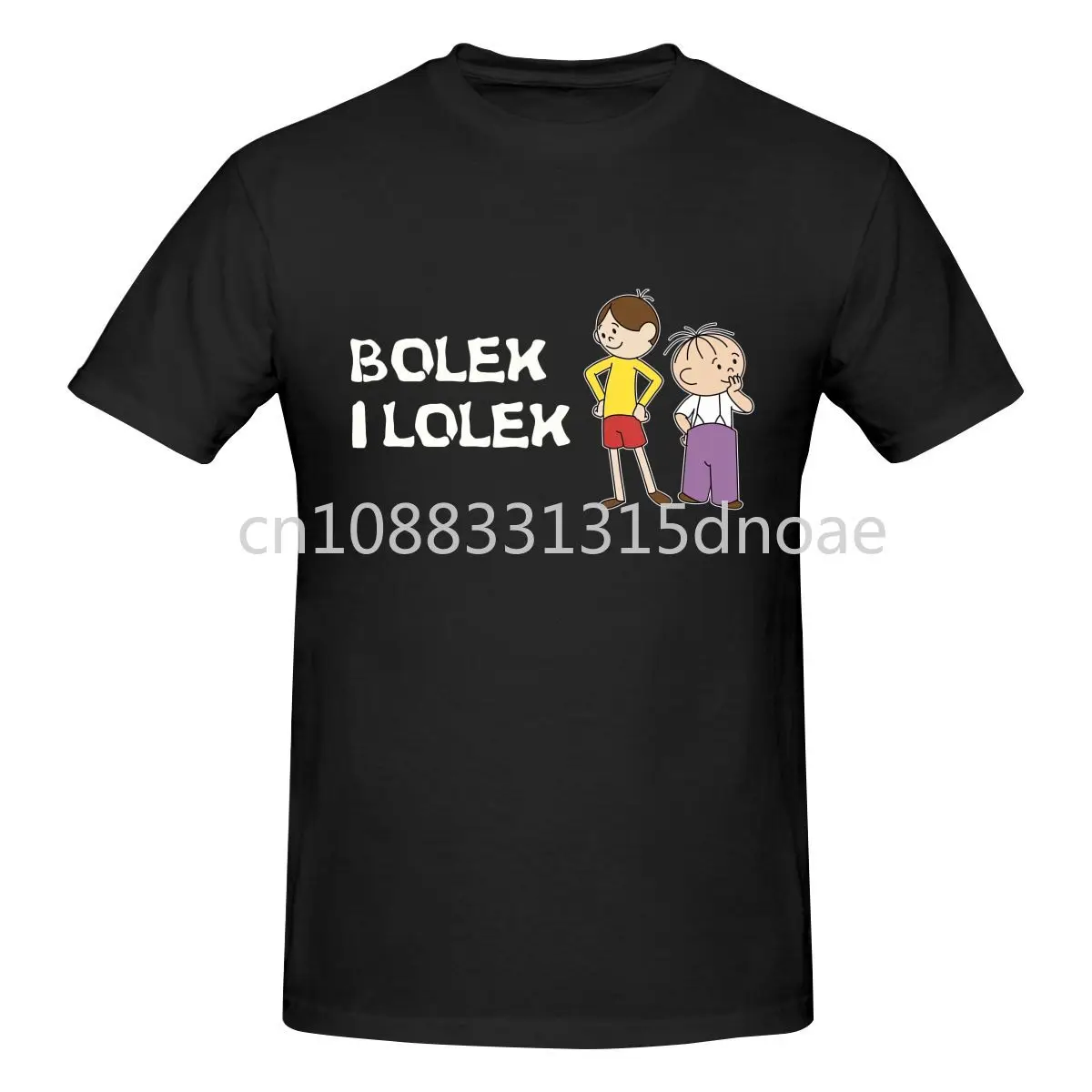 Bolek I Lolek T-shirt Men Print Round Neck T-shirt Summer Fashion Short Sleeve Cotton T Shirt