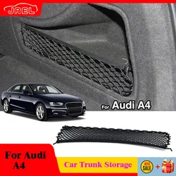 Car Trunk Storage Bag Multiuse Tools Elastic String Mesh Stowing Organizer Space Saving For Audi A4 B8 B9 2008-2018 Accessories