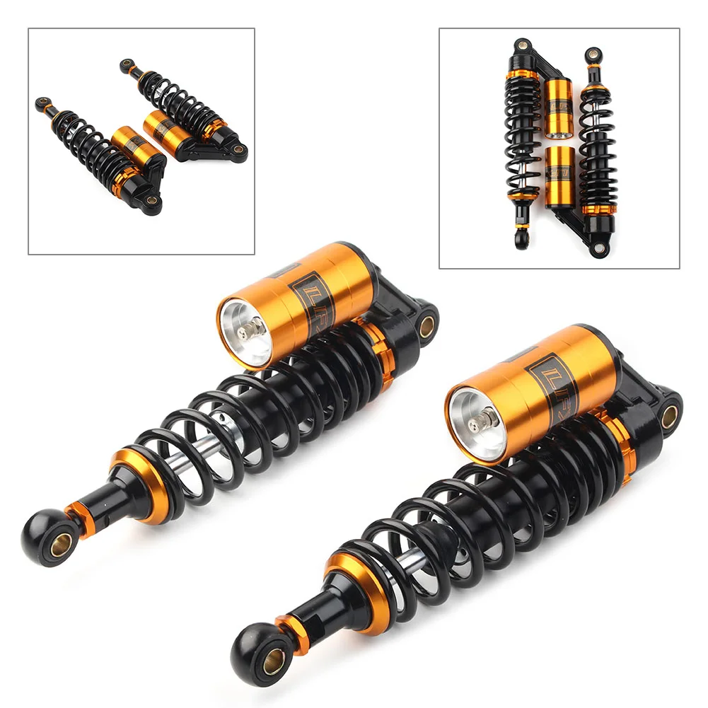 

11'' 280mm Motorcycle Rear Air Shock Absorber Suspension For Honda Yamaha Universal Parts 1Pair