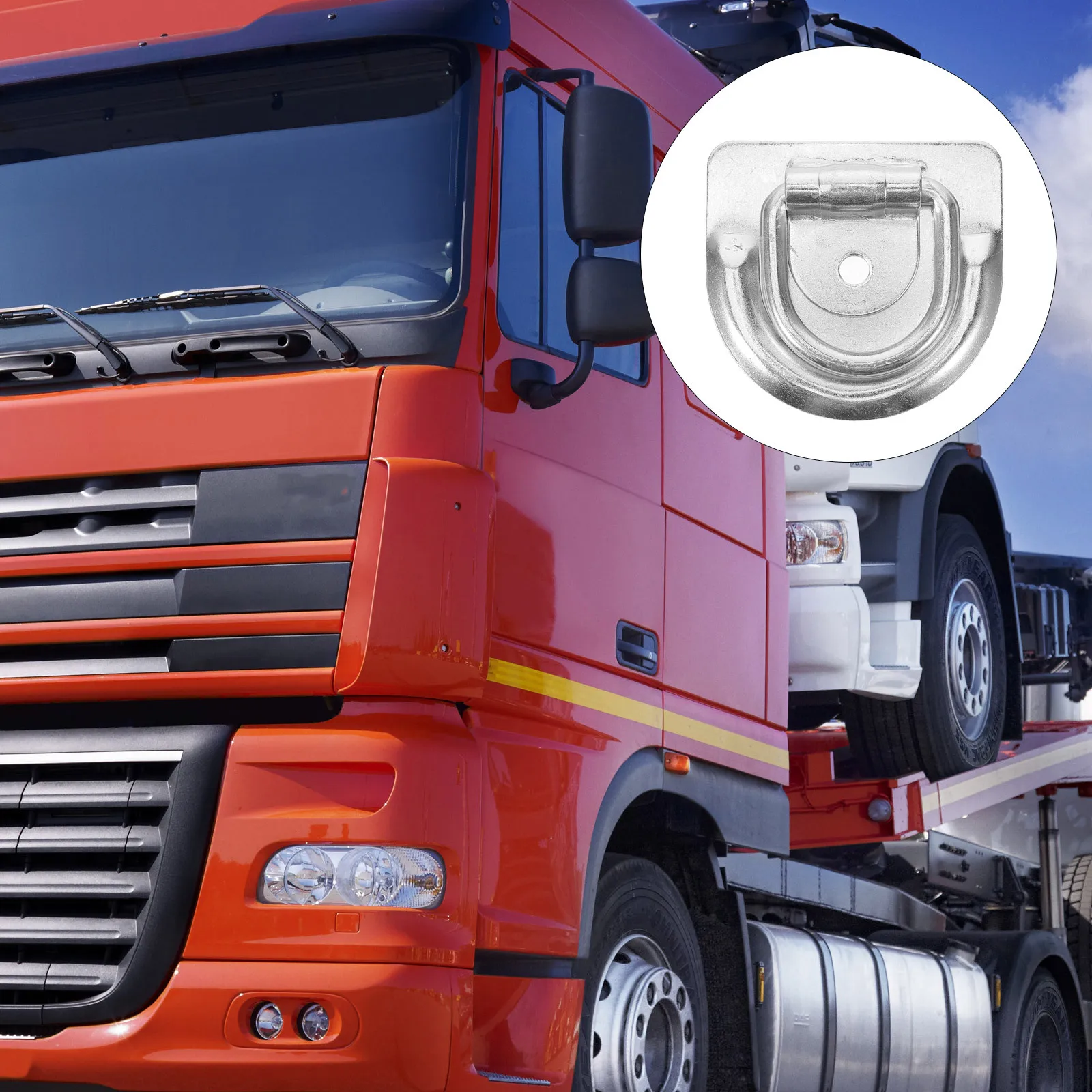 Heavy Duty Truck Cargo Ring Tie Down on D Rings Trailer Tie Down Anchors Truck Bed Haken Metall Cargo Anchor