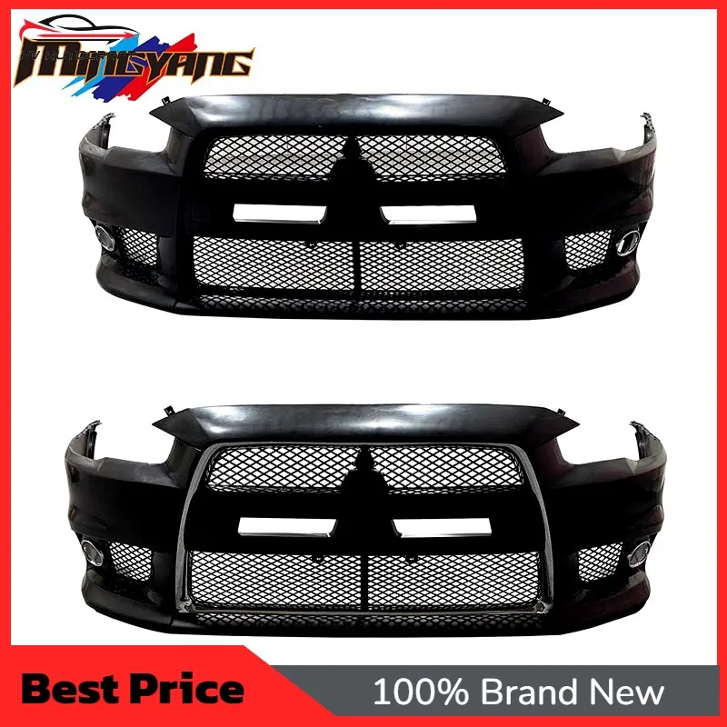 【2026】New Car Bumper Facelifts Accessories Front Bumper 2011+ Clip-on Clips Body Kit For Mitsubishi Lancer EX