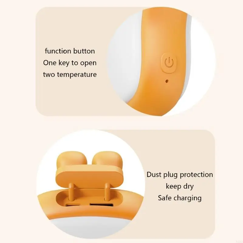 ไฟฟ้าอุ่นไฟฟ้าการ์ตูนน่ารักมืออุ่นขึ้นมัลติฟังก์ชั่นใช้งานง่าย N58D