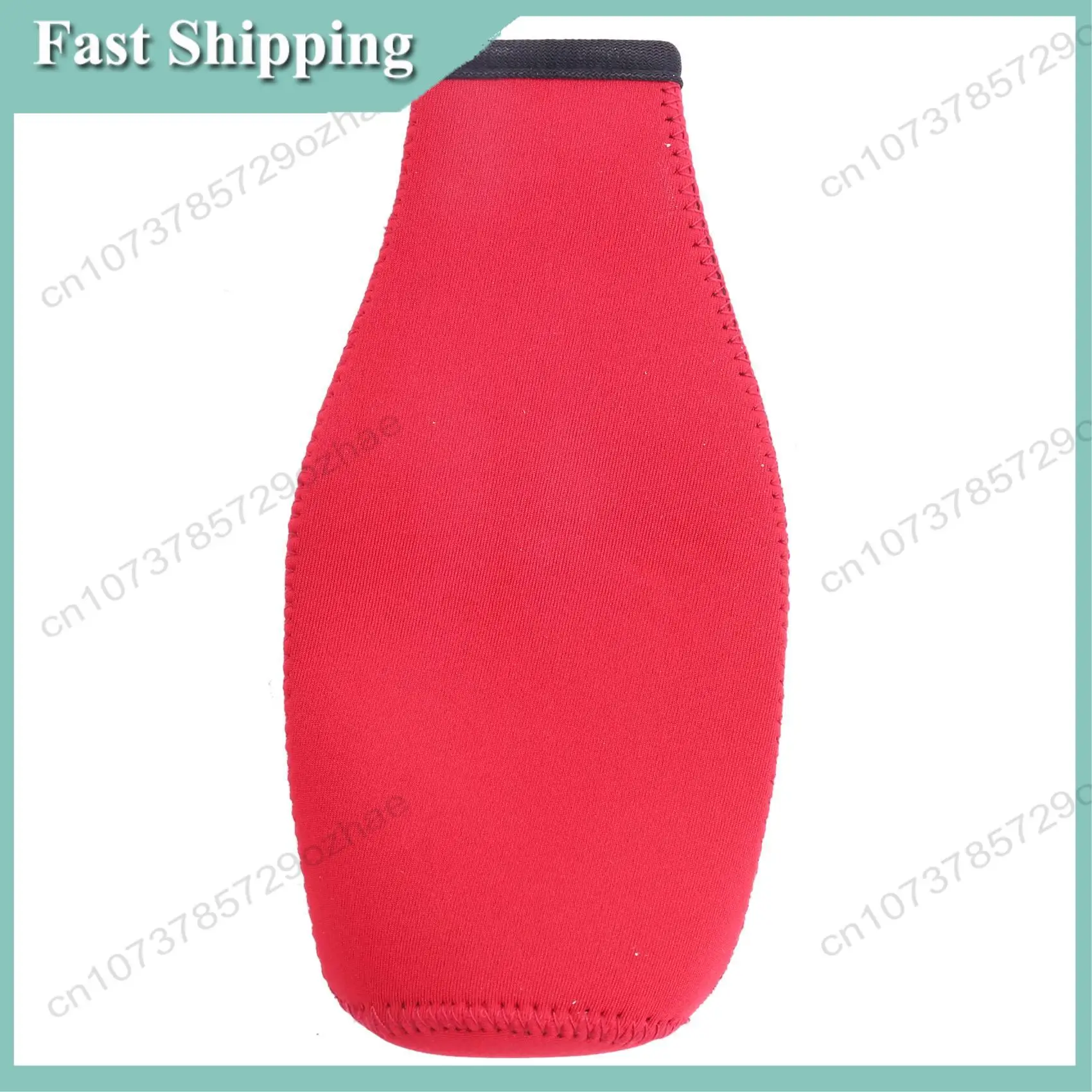 -A01R 4 pacotes de manga isolante para garrafa de cerveja, mantém a bebida fria, jaquetas com zíper, mangas refrigeradoras para garrafa de cerveja, capa de neoprene