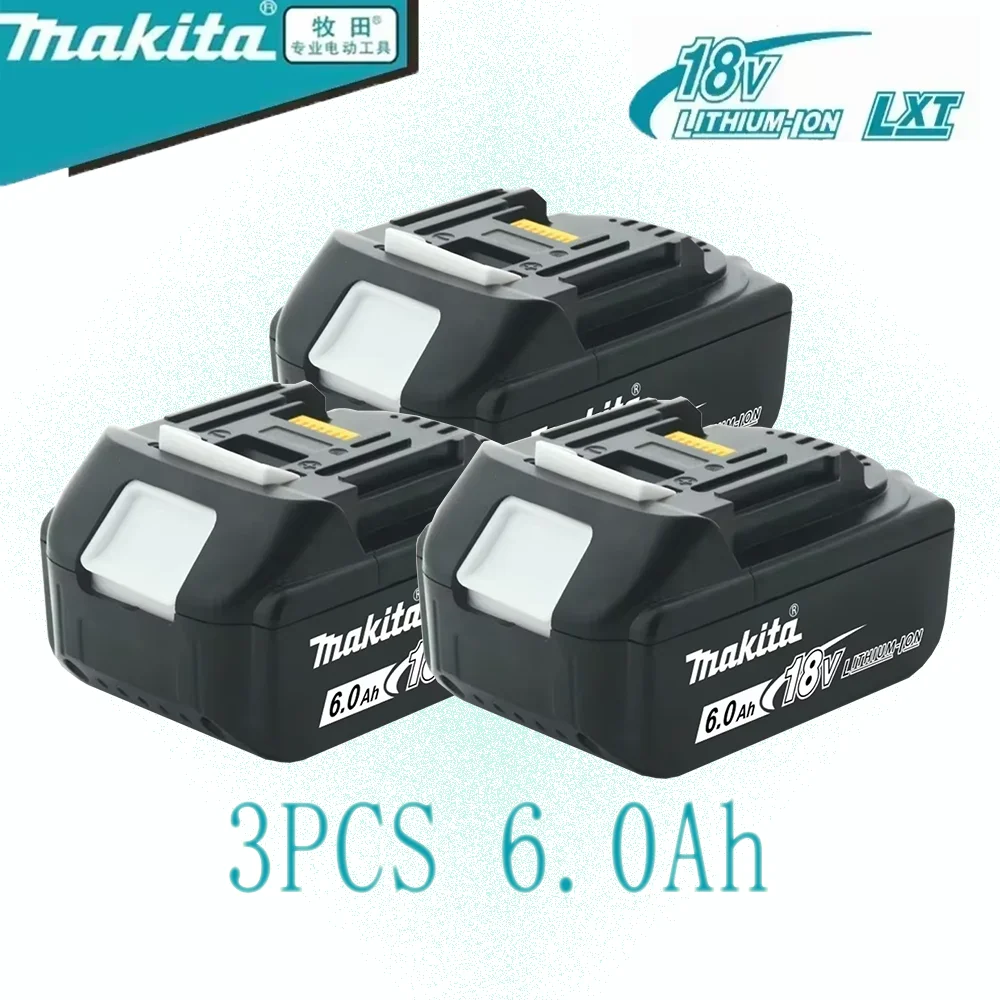 

100% Senior Original Makita 18V 6.0Ah Rechargeable Battery ,For Makita BL1830B BL1840 BL1840B BL1850 BL1850B Power Tools Battery