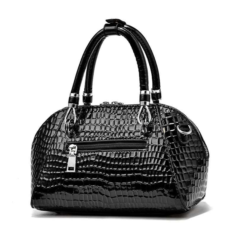 Leisure Crocodile Pattern Shell Bag Women\'s 2022 New Fashion Handbag Large Capacity Shoulder Messenger Bag