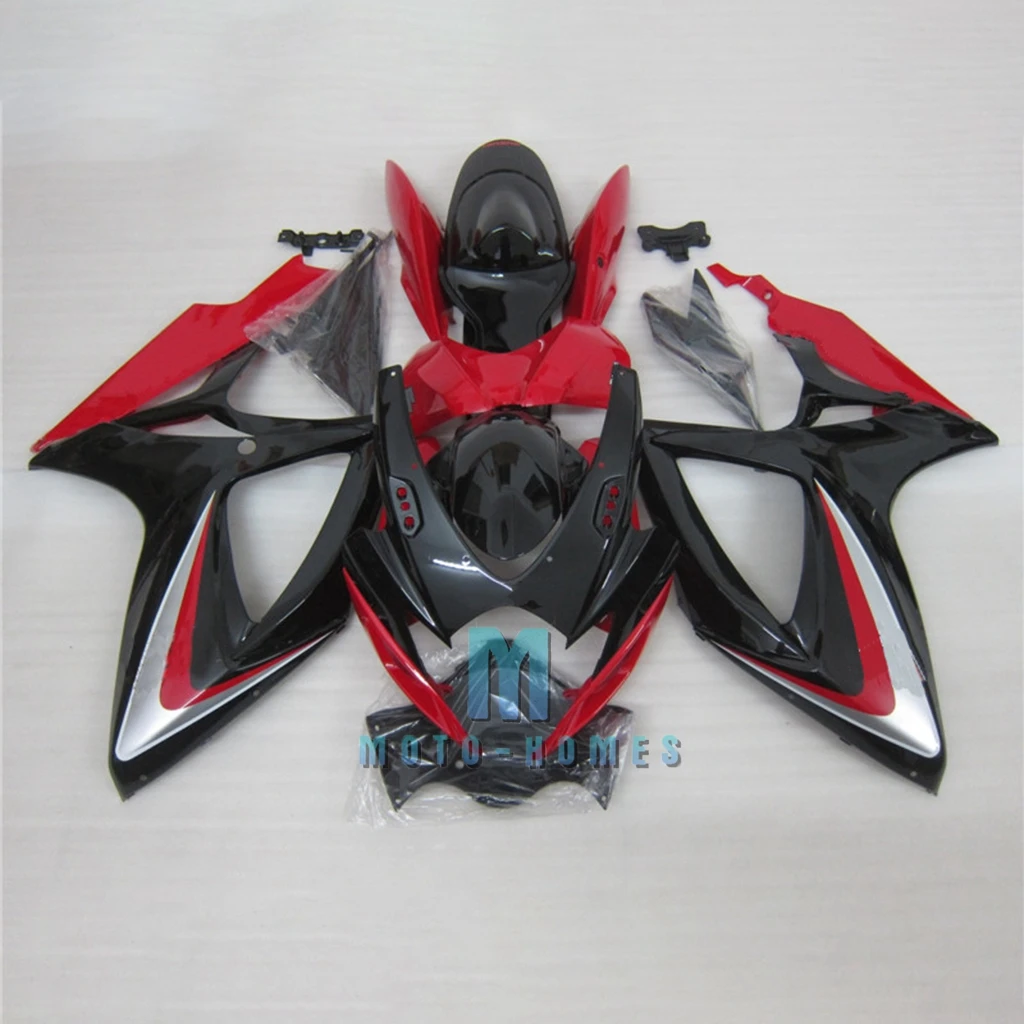 Customized Injection Fairing Set for 2006 2007 SUZUKI K6 K7 GSXR600 GSXR 750 06 07 GSXR750100% Fit Wrecked Bike Rebuild Bodywork