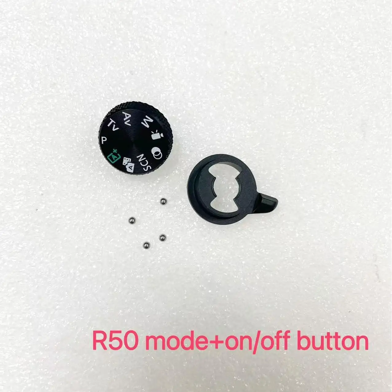 New Top Cover Mode Dial Wheel Assy Repair Parts On OFF Button for Canon EOS R50 r50 Camera Replacement Parts