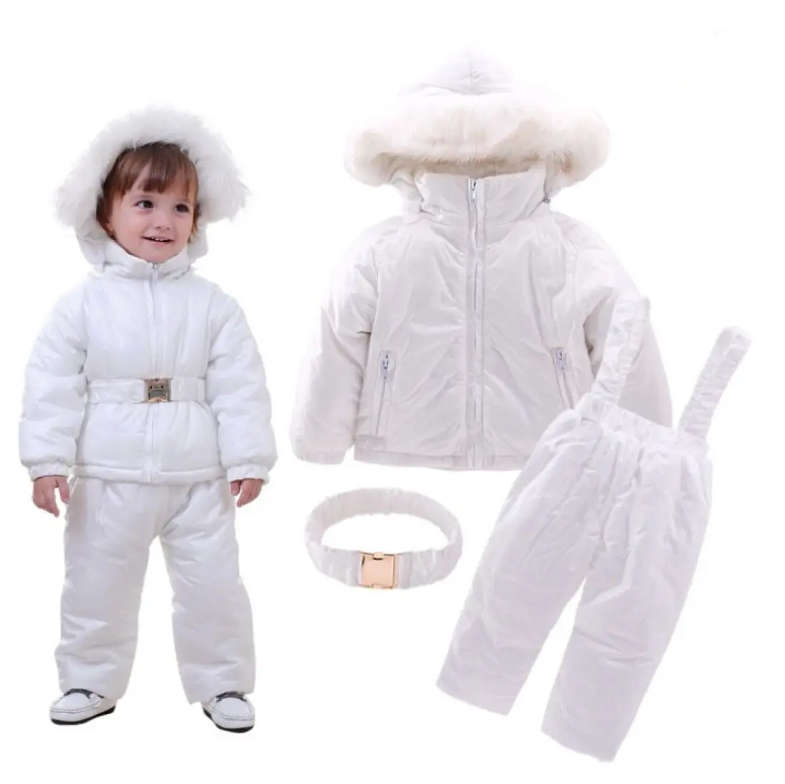 

Классический зимний стиль, модный ветрозащитный комплект из 3 предметов, хлопковый костюм/детская зимняя одежда 3110
