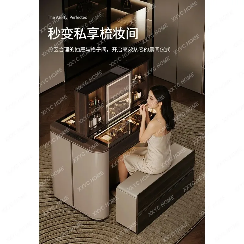 XX minimalist cloakroom lifting middle island cabinet light luxury dresser integrated display cabinet storage table