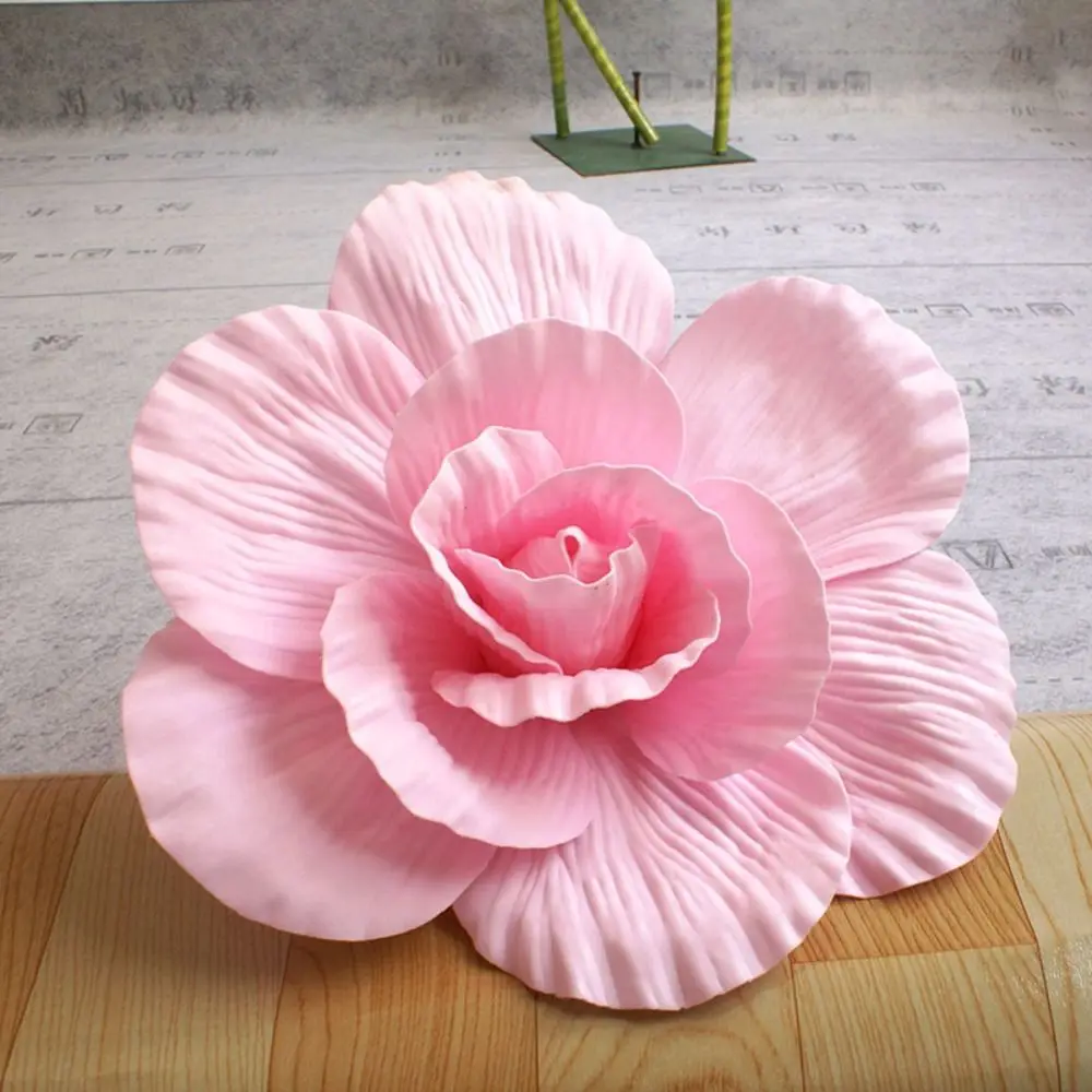 NEW Silk PE Foam Rose 30cm Giant Simulation Rose Flowers Background Fake Flowers Artificial Flowers Rose Branch Garden