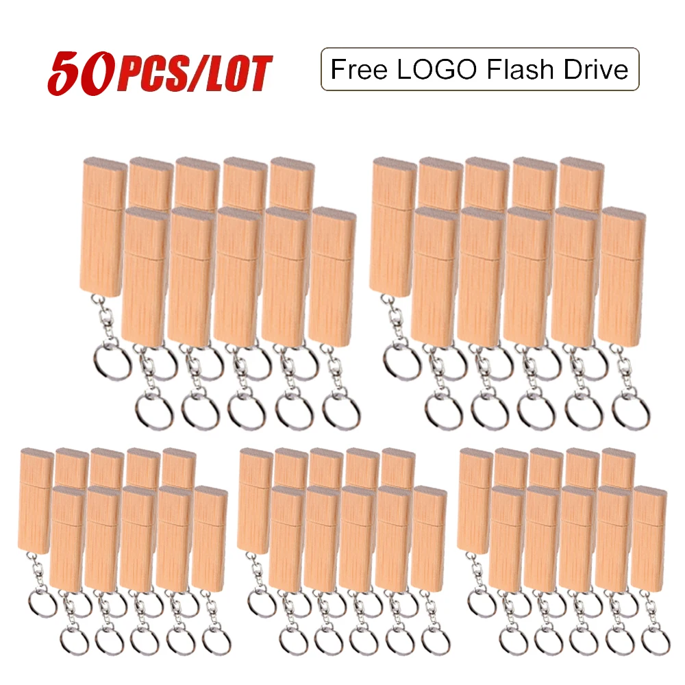 

JASTER 50PCS/LOT Free Order LOGO Maple Wood Pendrive 4gb 8gb 16gb 32gb 64gb USB 2.0 Flash Drive Gift pendrive Photography Gift