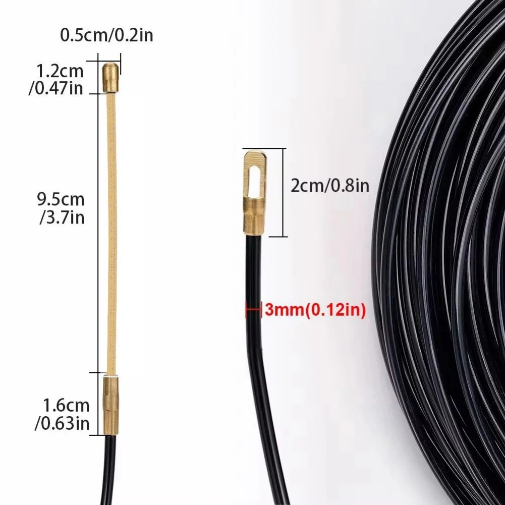 Threader Tool for Electrical Wiring Projects Requiring Compatibility with PVC Plastic and Metal Conduit Materials