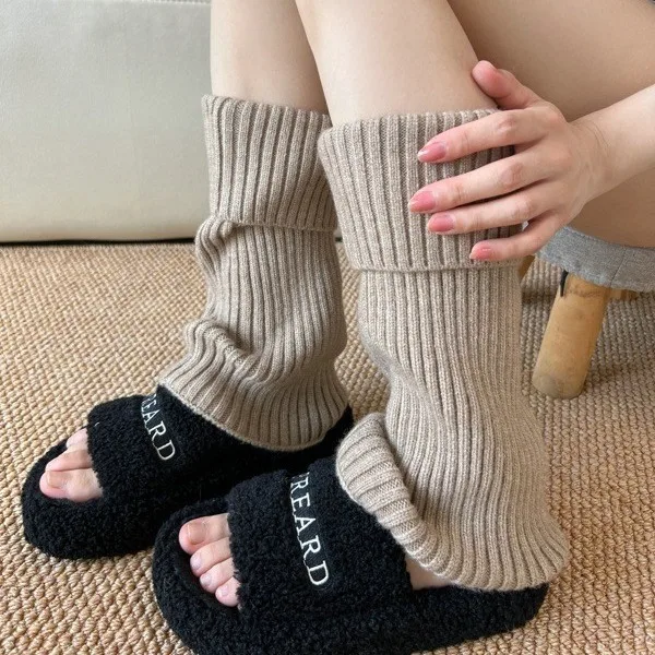 

Bunching Socks Women's Spring and Autumn Cute Style Lolita Preppy Style Foot Sock JK Warmth Retention Flanging Mid-Calf