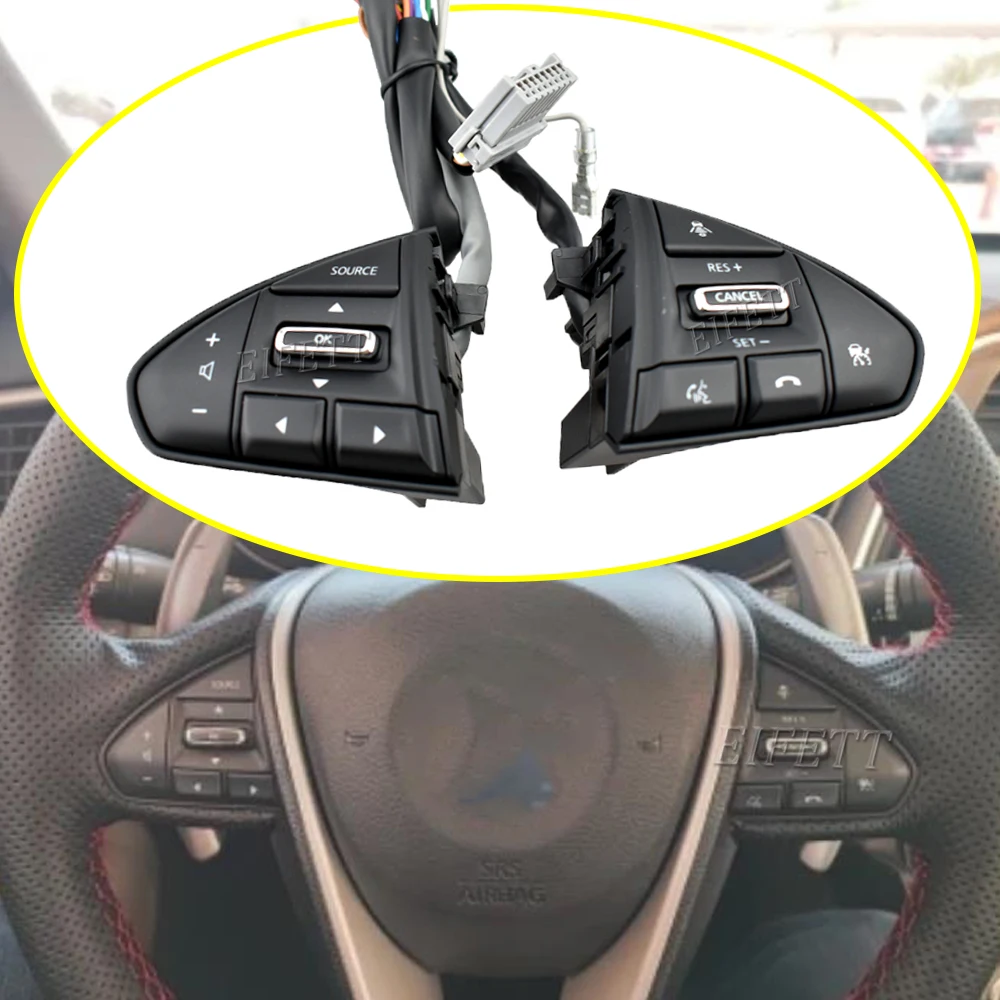 

Original For Nissan LANNIA 2016 2017 2018 2019 Car Styling Buttons Steering Wheel Cruise Control Volume Control Buttons Switch