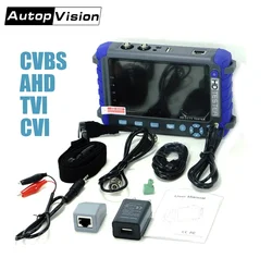 IV8C CCTV kamera monitor Professionelle CCTV testing tool 5 Zoll display 8MP AHD TVI 8MP CVI CVBS CCTV Kamera Tester monitor PTZ