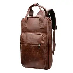 PU Leather Drum Stick Drumsticks Bag Carrying Case Parts Accessory Brown