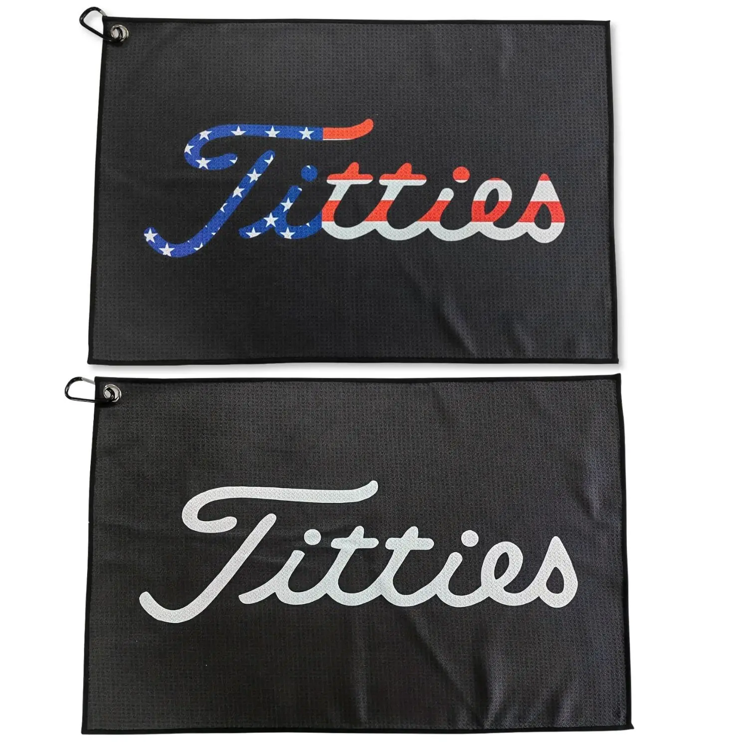 Funny Microfiber Premium Golf Towel, Printed Golf Towels for Golf Bags for Men & Women, Great Golf Accessories for Men Golfers