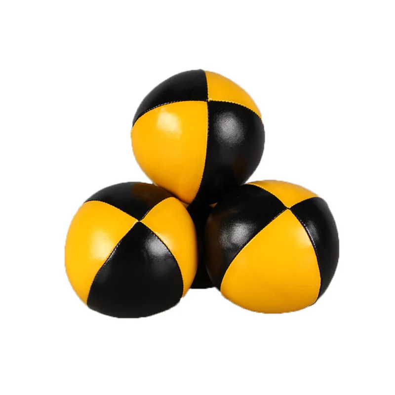 3Pc Children\'s Professional Juggling Ball Set Soft PU Leather Adult Educational Toys Acrobatic Throwing Ball Stage