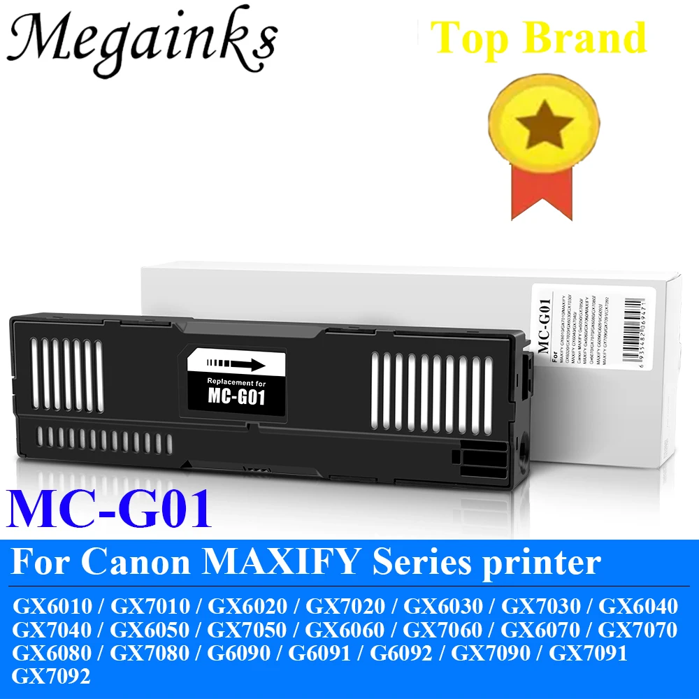 MC-G01 maintenance box For Canon MC G01 maintenance tank for Canon MAXIFY GX6010 GX7010 GX6020 GX7020 GX6030 GX7030 GX6040