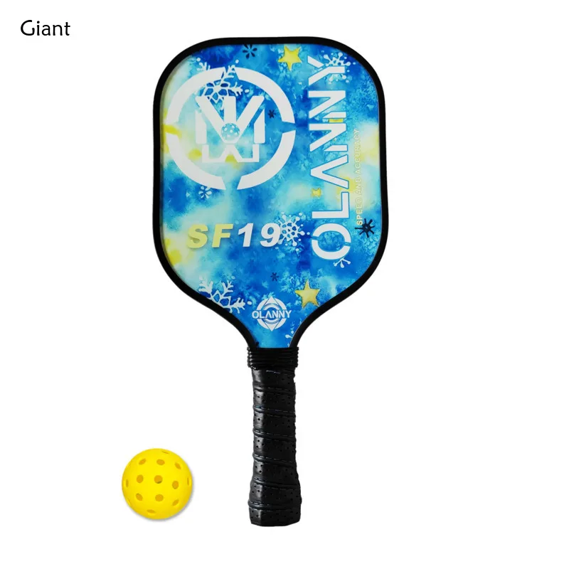 

New Children's Fiberglass One Racket One Ball Pickleball Paddle Anime Cute Style Parent Child Family Pickleballs Padelracket