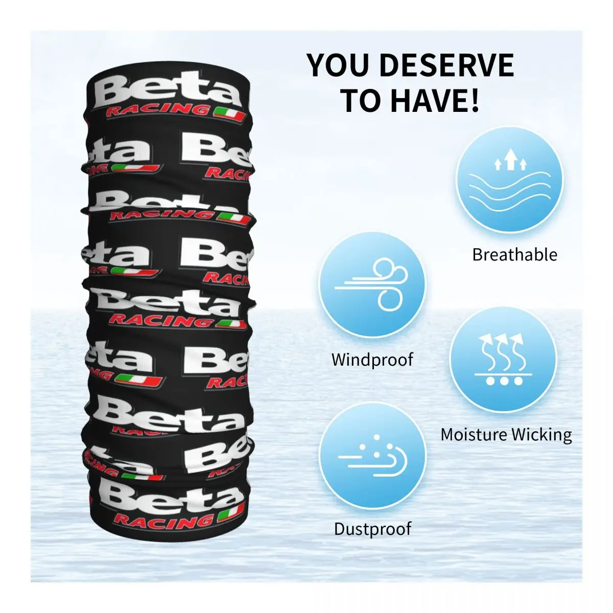 Bèta Race Magische Sjaal Accessoires Nek Gaiter Bandana Multifunctionele Buitensport Haarband Pols Wraps Unisex Hele Seizoen