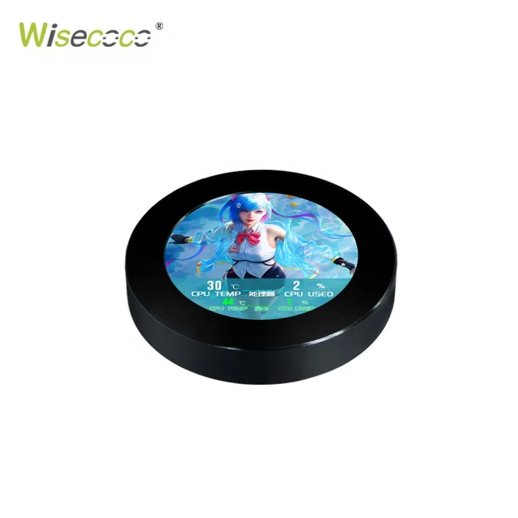 2.1 Inch 480*480 Multi Capacitive Touch Screen Round Lcd Display Custom Mini Full HD Tft LCD Panel Monitor