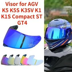 For AGV K5 K5S K5-S K3SV K1 K1S Compact ST Motorcycle Helmet Visor Lens Shield Glasses Full face Pin Accesorios Para Moto Casque