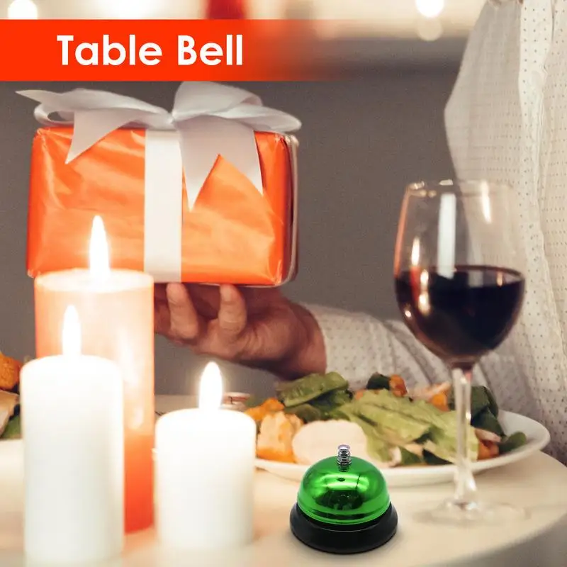 Bar Bell Table Desk Call Metal Bell antiruggine Desktop Call Bell Counters Front Desk Bell per hotel scuole uffici ristoranti