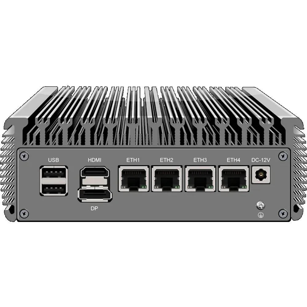 Nieuwe N5105 N6005 2.5G Zachte Mini Router Celeron Quad Core 2 * DDR4 NVMe SSD 4 Intel i226 Nics TPM HDMI2.0 DP Router